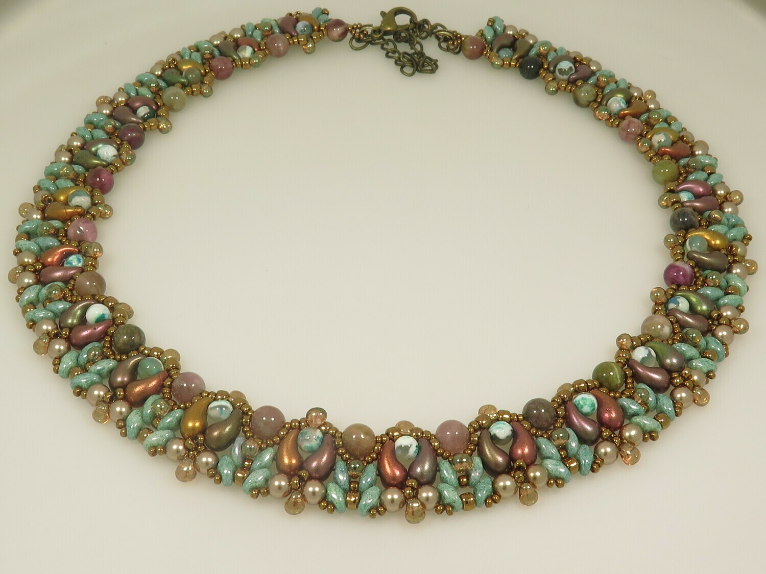 Marbles Necklace - Beading Tutorial - PDF