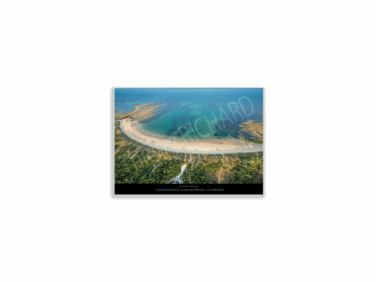 Lagon Oléronais plage des Bonnes, Dimensions photo: Tirage 30x40 cm