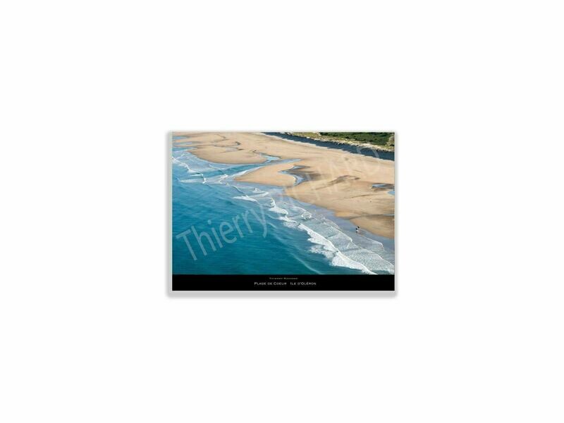 Plage de Coeur Plage de St trojan, Dimensions photo: Tirage 30x40 cm