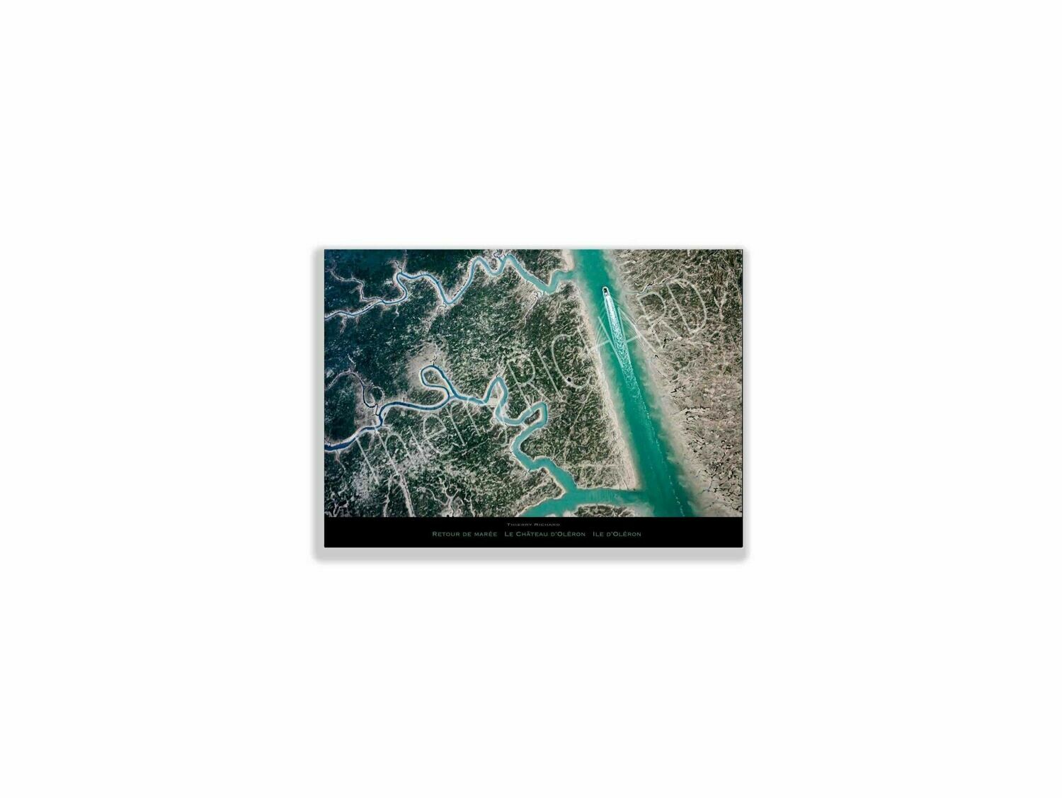 Retour de marée Le Chateau d'Oléron, Dimensions photo: Tirage 30x40 cm