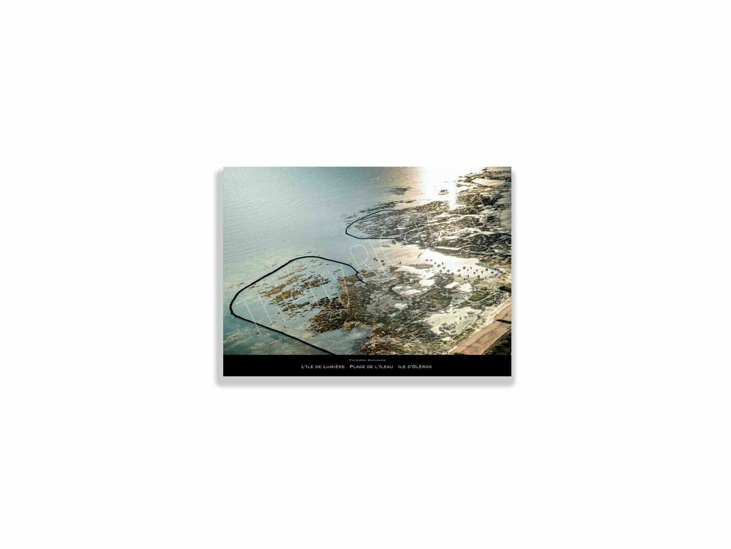 L'île de lumière plage de l'Ileau, Dimensions photo: Tirage 30x40 cm