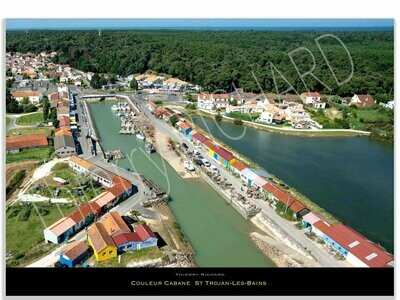 Couleurs cabanes St Trojan les bains