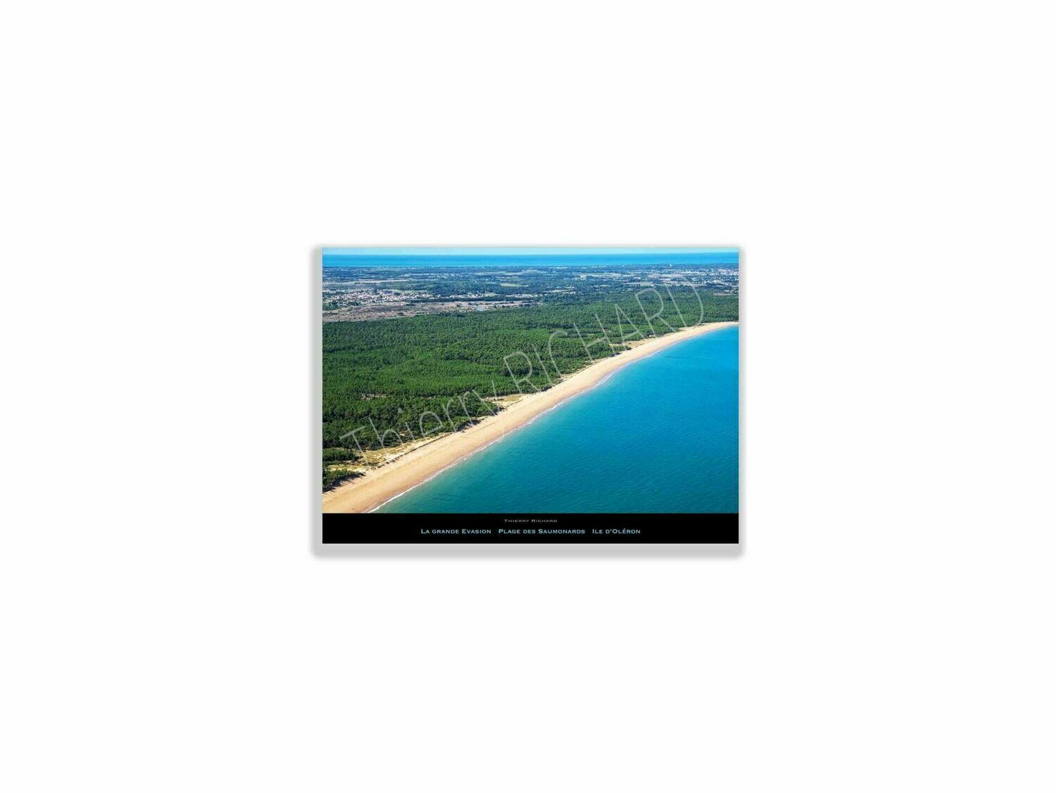 La Grande Evasion Plage des Saumonards, Dimensions photo: Tirage 30x40 cm
