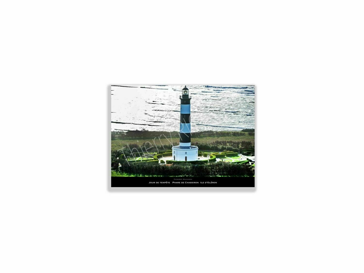 Jour de Tempête Phare de Chassiron, Dimensions photo: Tirage 30x40 cm