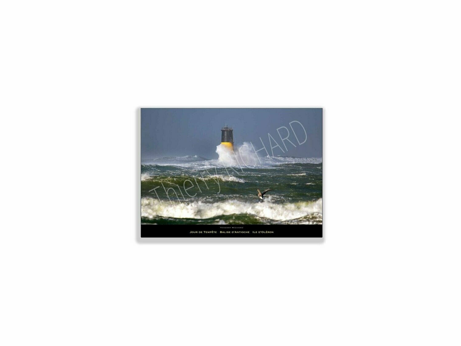 Jour de Tempête Balise d'Antioche, Dimensions photo: Tirage 30x40 cm