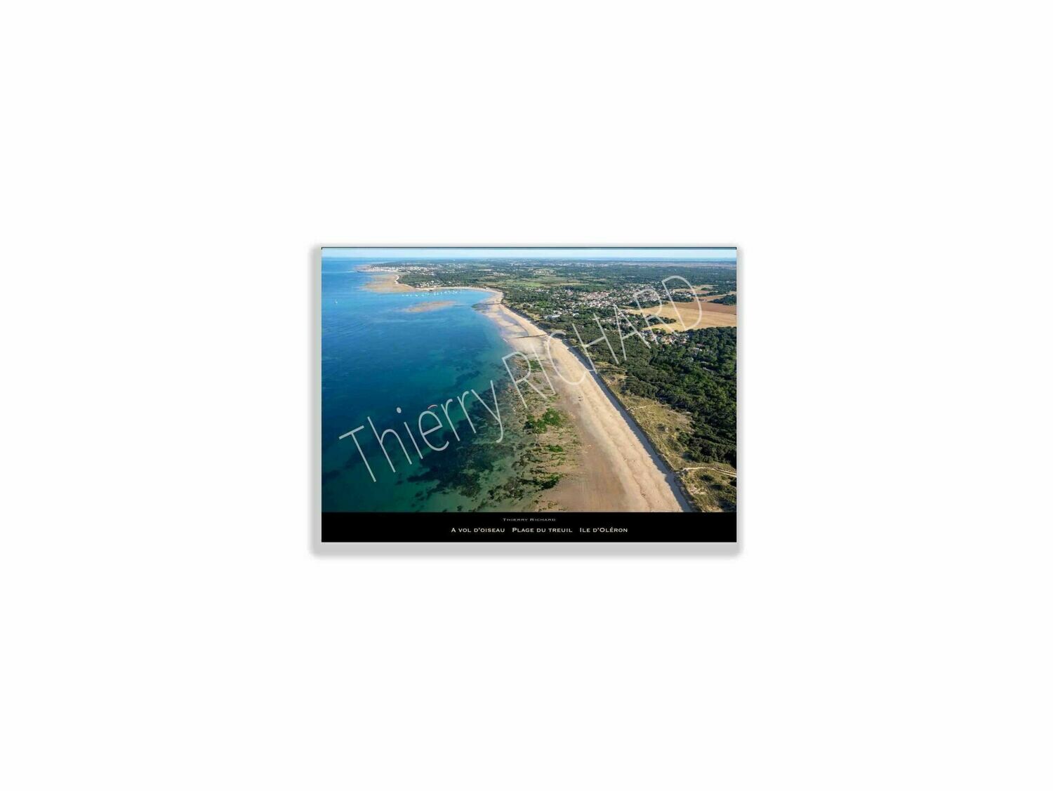 A vol d'oiseau plage du Treuil, Dimensions photo: Tirage 30x40 cm