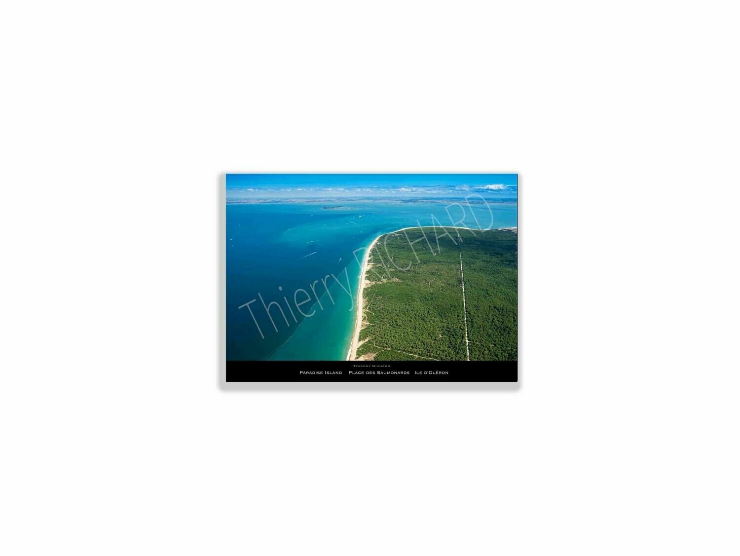 Paradise Island plage des saumonards Paradise Island plage des saumonards, Dimensions photo: Tirage 30x40 cm