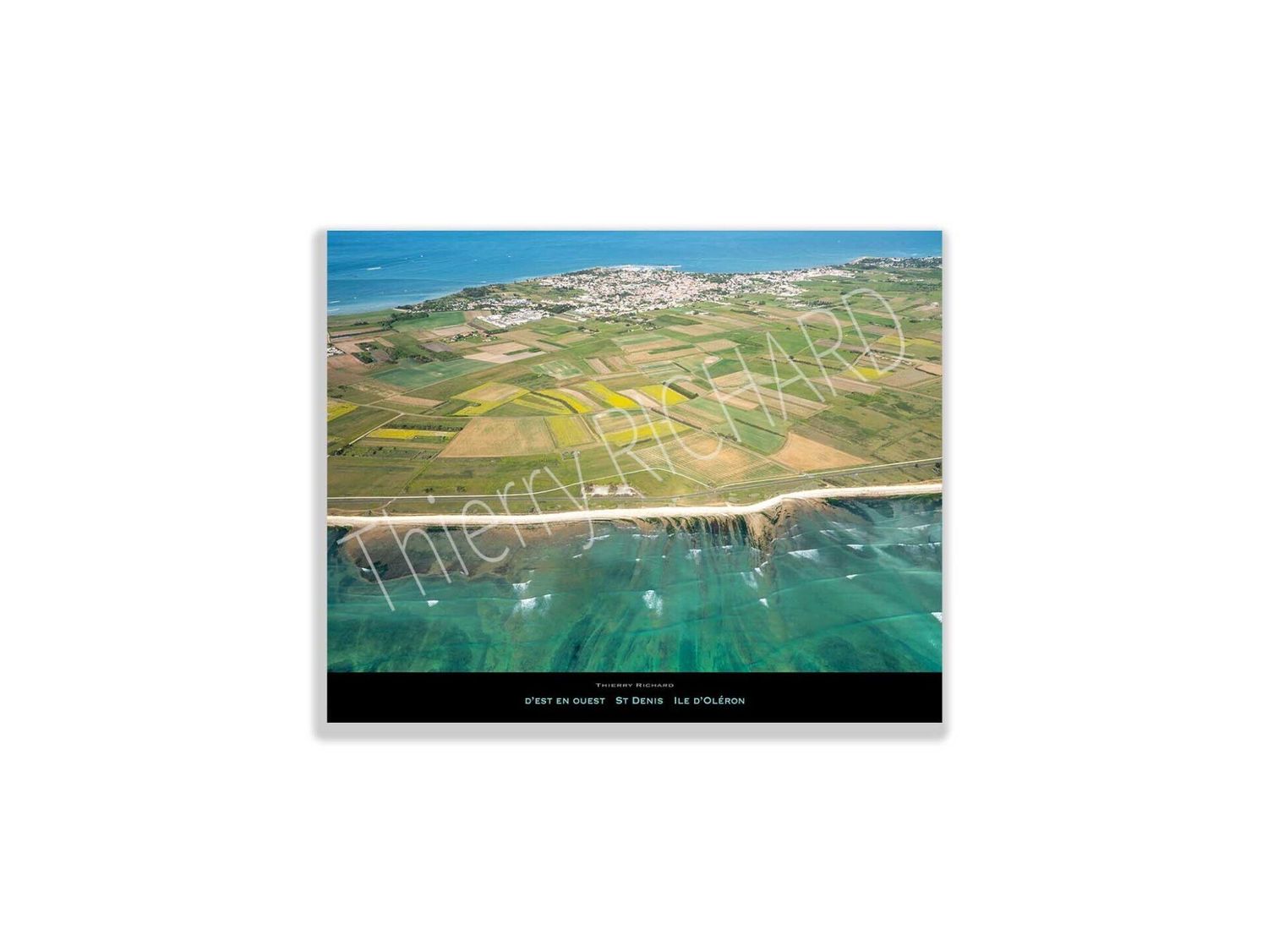 d'Est en Ouest St Denis, Dimensions photo: Tirage 30x40 cm