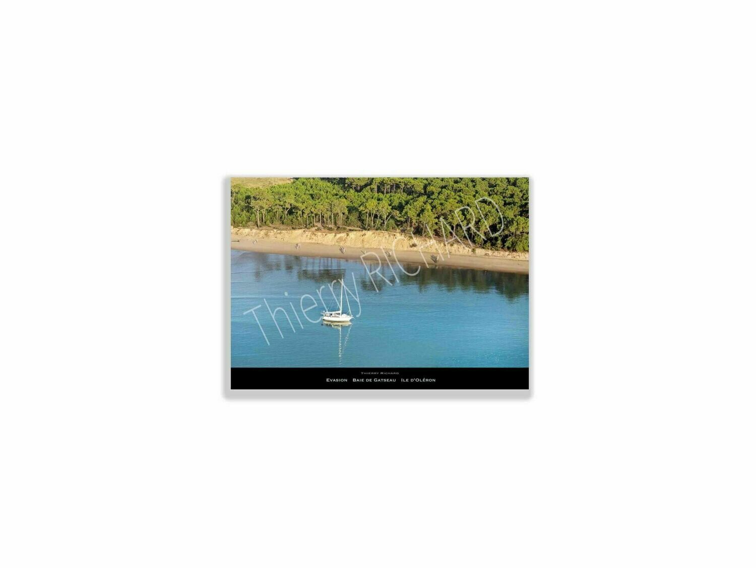 Evasion Baie de Gatseau, Dimensions photo: Tirage 30x40 cm