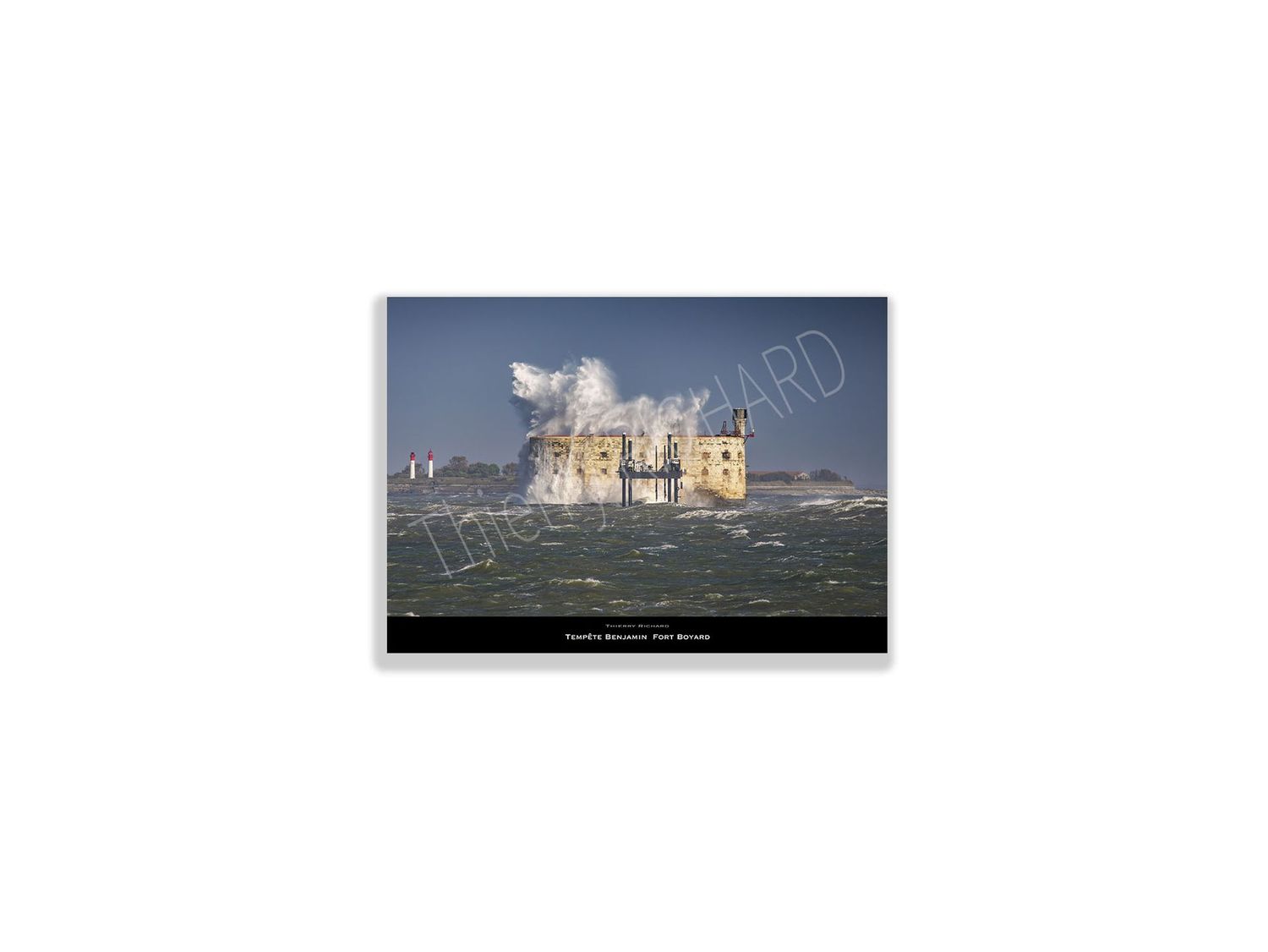 Tempête Benjamin Fort Boyard Tempête Benjamin Fort Boyard, Dimensions photo: Tirage 30x40 cm