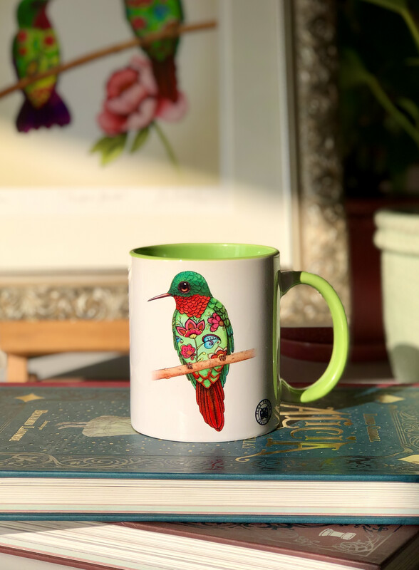 MUG “PICAFLORES FLORIDOS&quot;