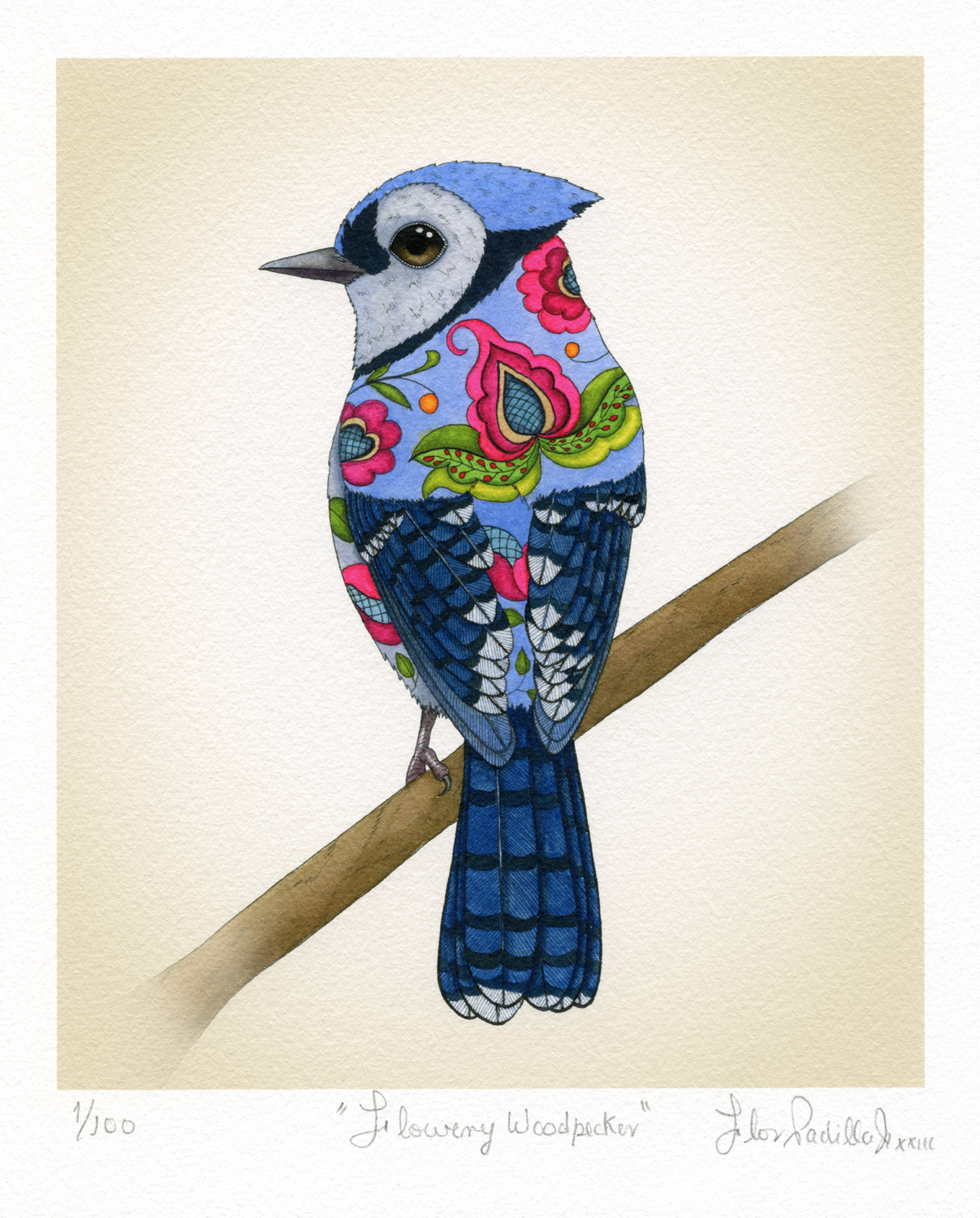 FLOWERY WOODPECKER