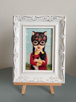 CAT GIRL WITH FRENCHIE