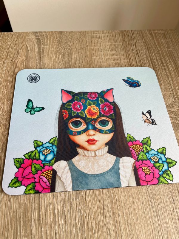 MOUSE PAD &quot;PERUVIAN CAT GIRL&quot;