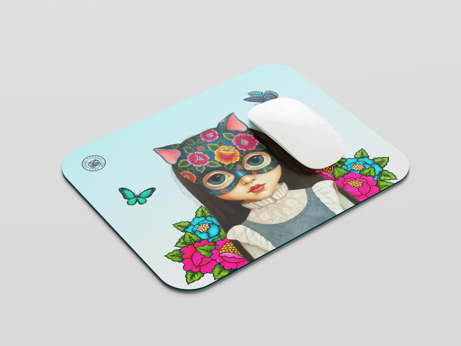 MOUSE PAD &quot;PERUVIAN CAT GIRL&quot;