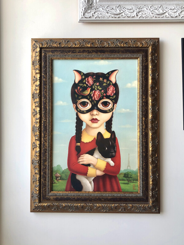 CAT GIRL WITH FRENCHIE