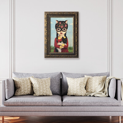 CAT GIRL WITH FRENCHIE