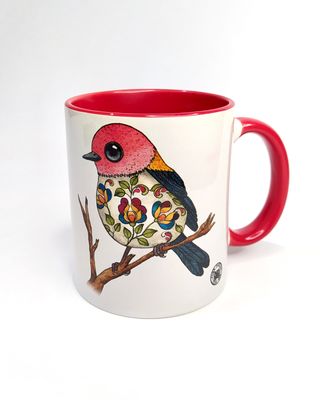 MUG “BLACK &amp; WHITE BIRD"