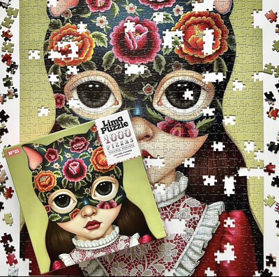 PUZZLE “CAT GIRL FLOWER" DE 1000 PIEZAS