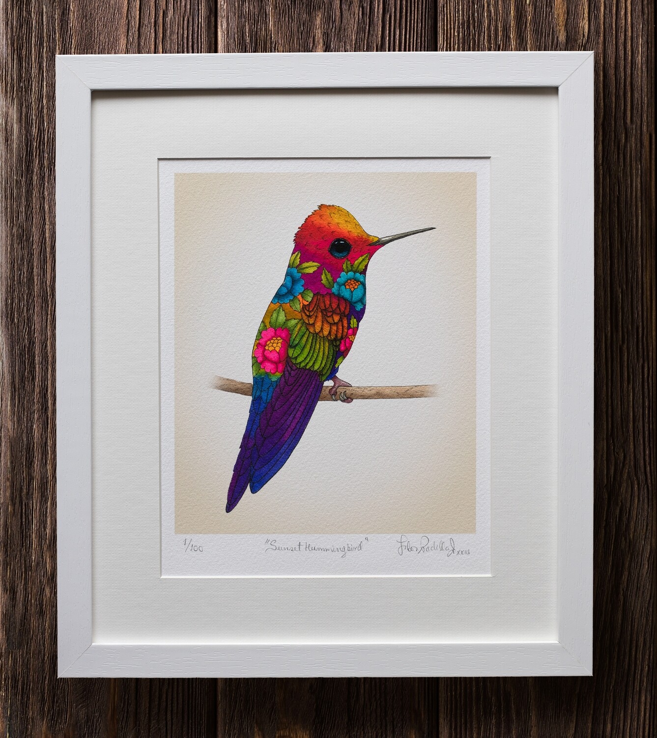 SUNSET HUMMINGBIRD