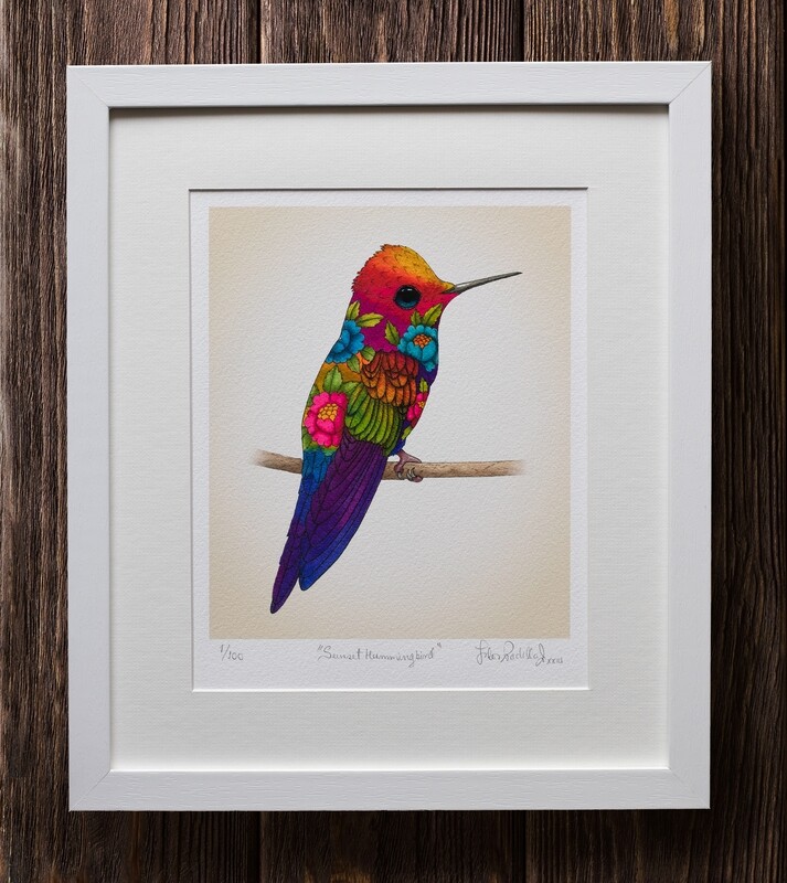 SUNSET HUMMINGBIRD