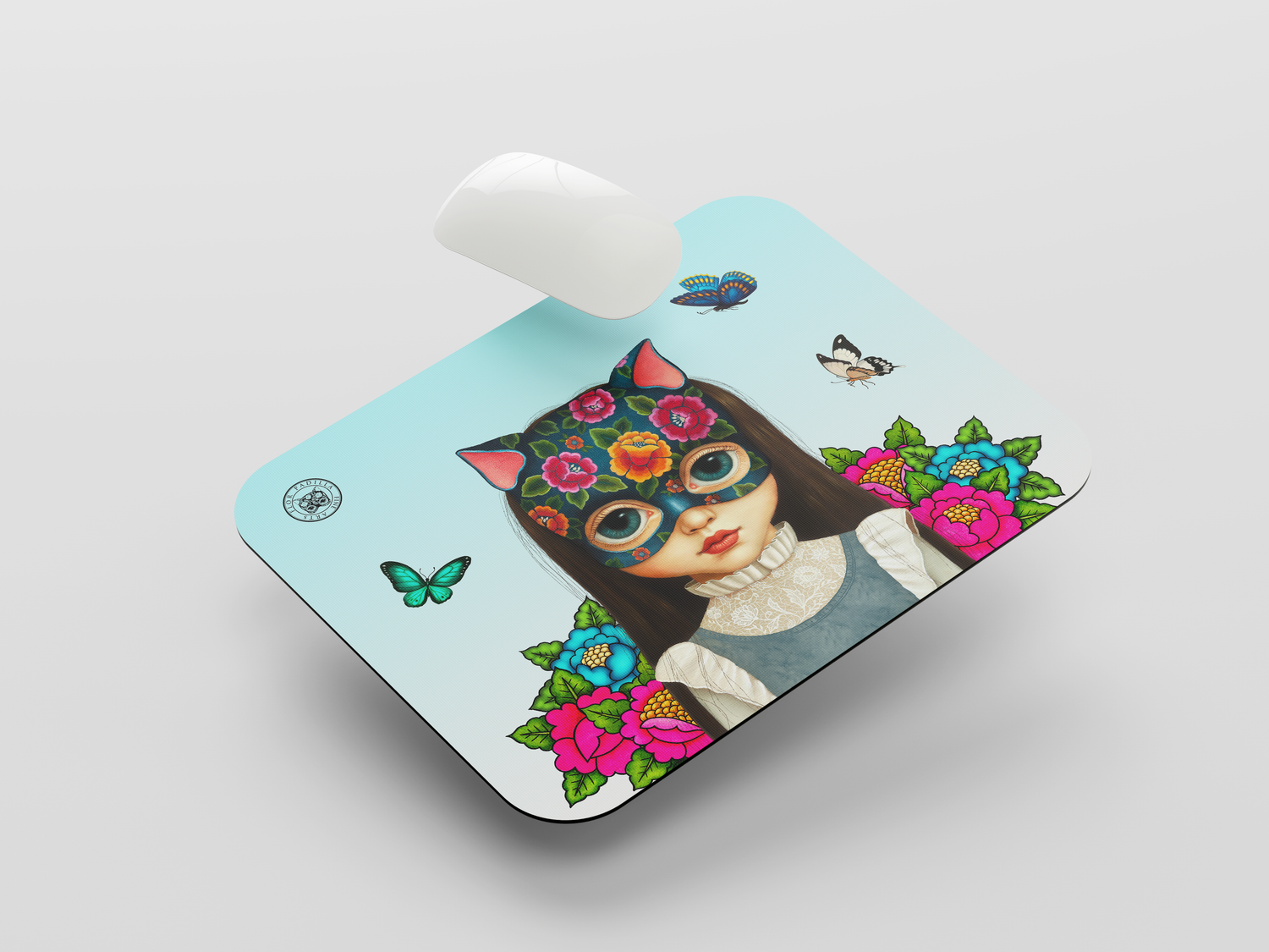 MOUSE PAD "PERUVIAN CAT GIRL"