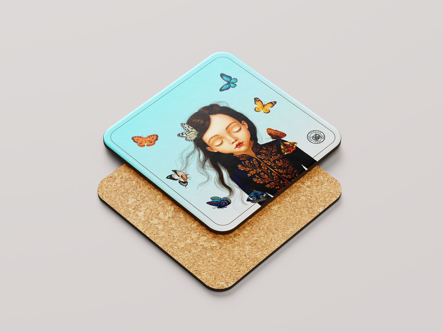 SET 4 POSAVASOS "DREAMY GIRLS"