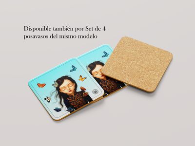SET 4 POSAVASOS "DREAMY GIRLS"