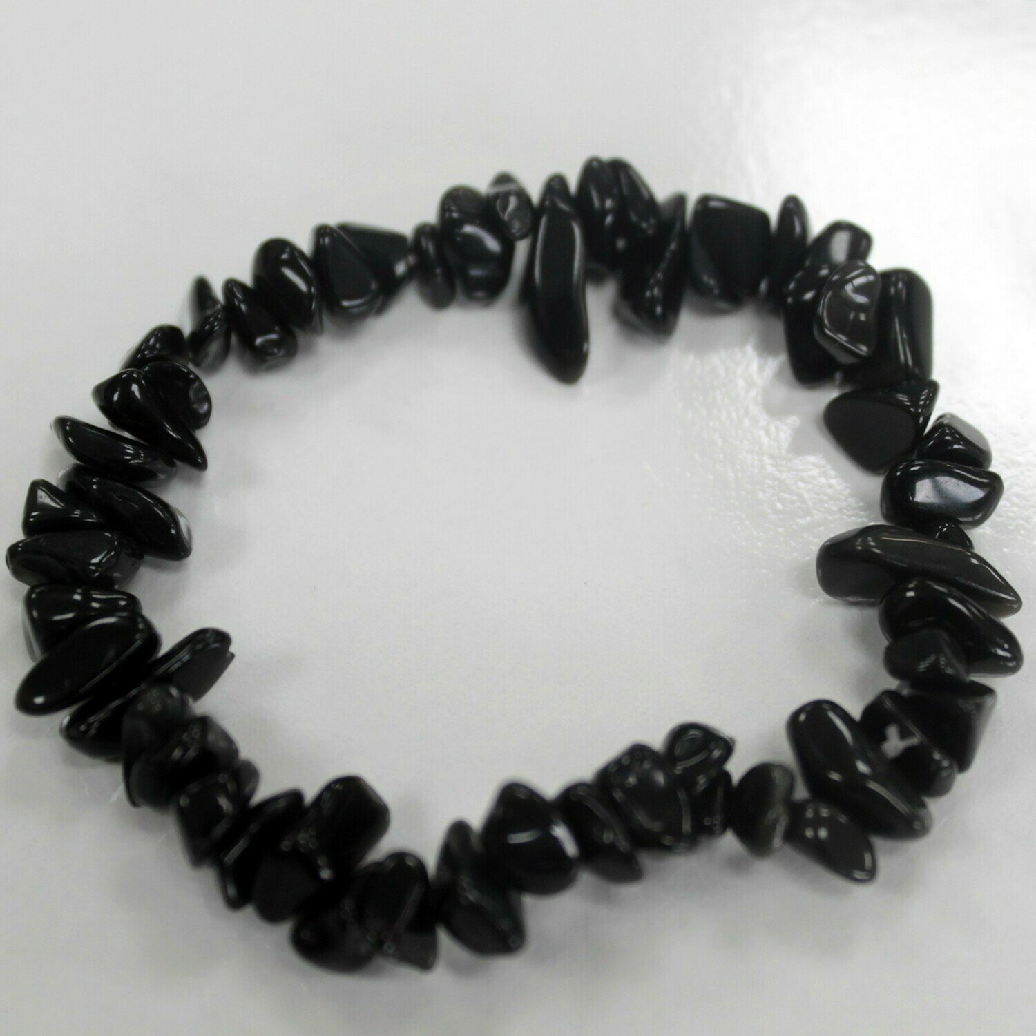 Pulsera Fragmentos de Piedras Preciosas - Ágata negra