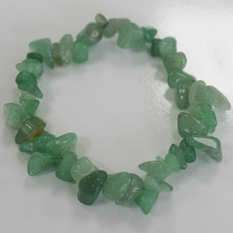 Pulsera Fragmentos de Piedras Preciosas - Aventurine Green