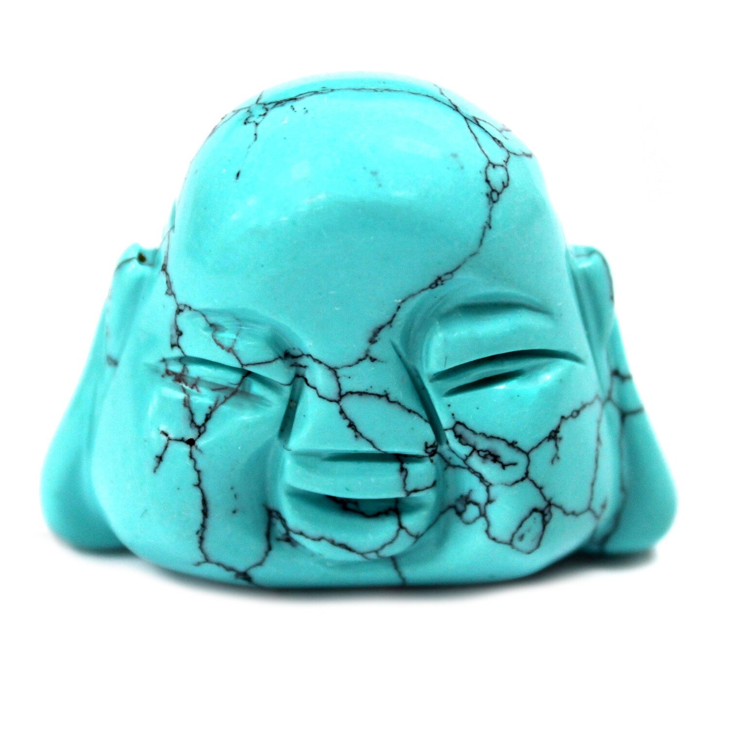 Cabeza de Buda de piedras preciosas - Turquesa