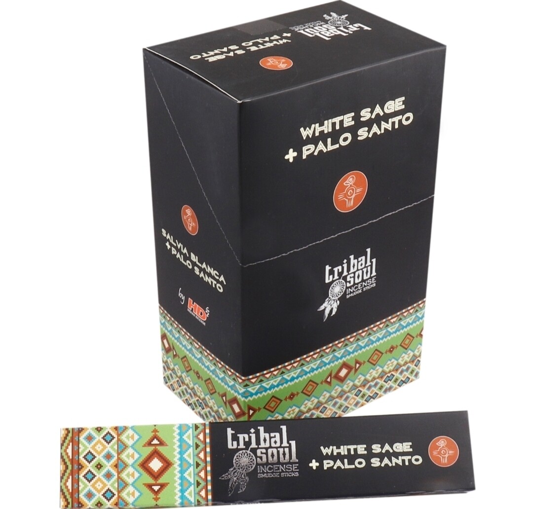 Incesne Tribal Soul - Salvia Blanca + Palo Santo