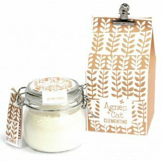 Velas en Tarro de Vidrio Clementina
