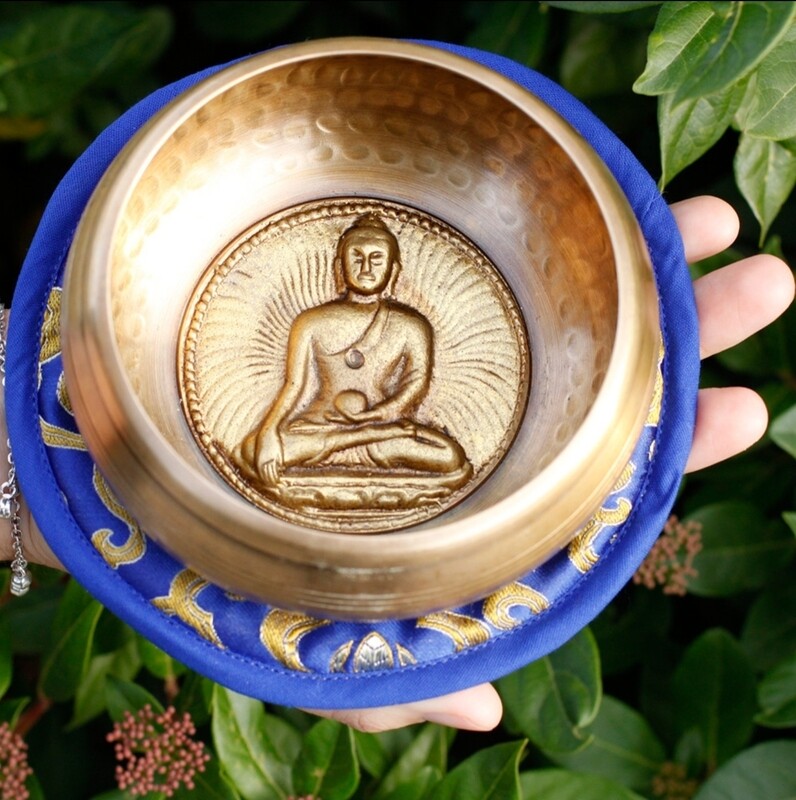 Cuenco tibetano set - Medicina Buda 10cm (min 500gm)