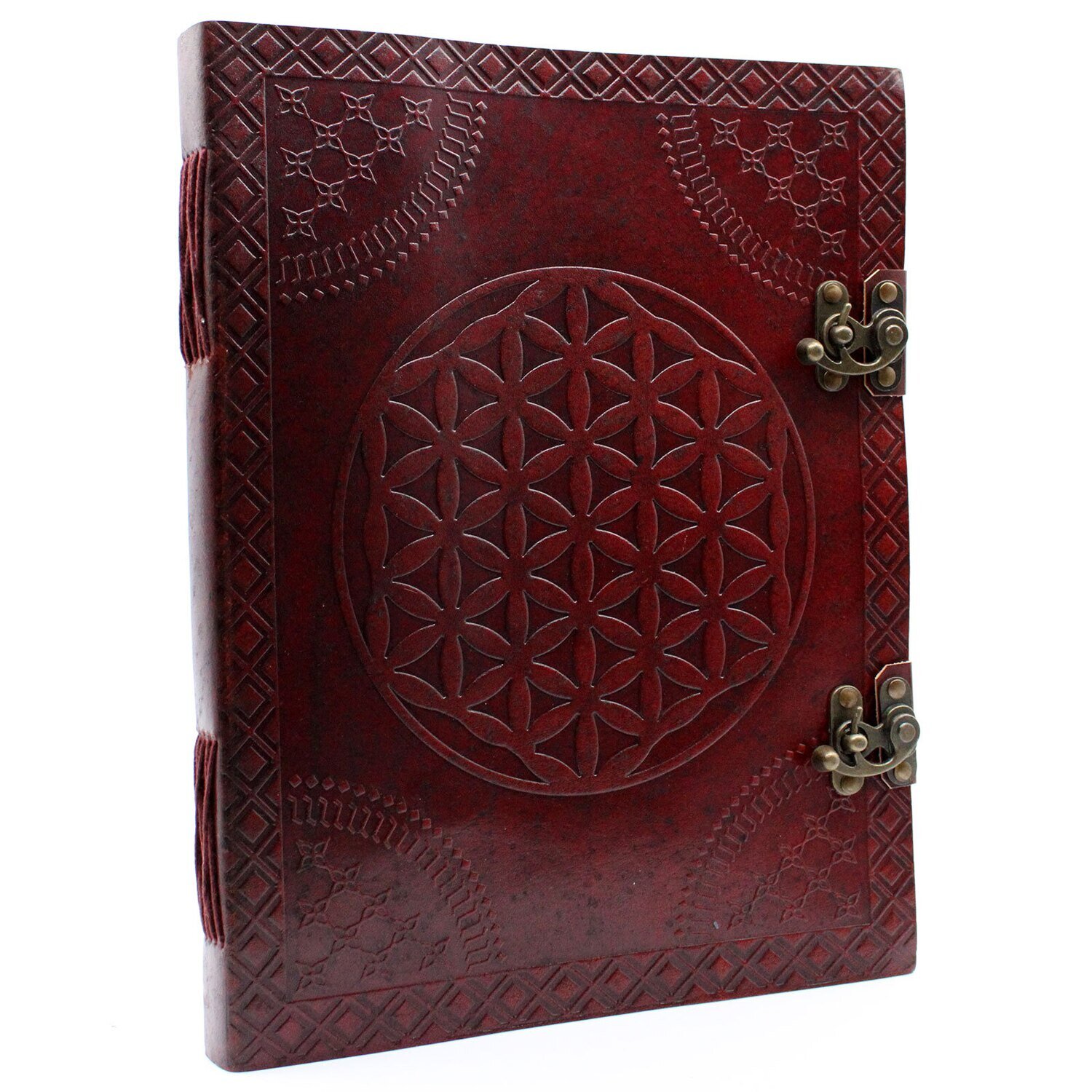 Huge Flower of Life Leather Book  (200 pages)