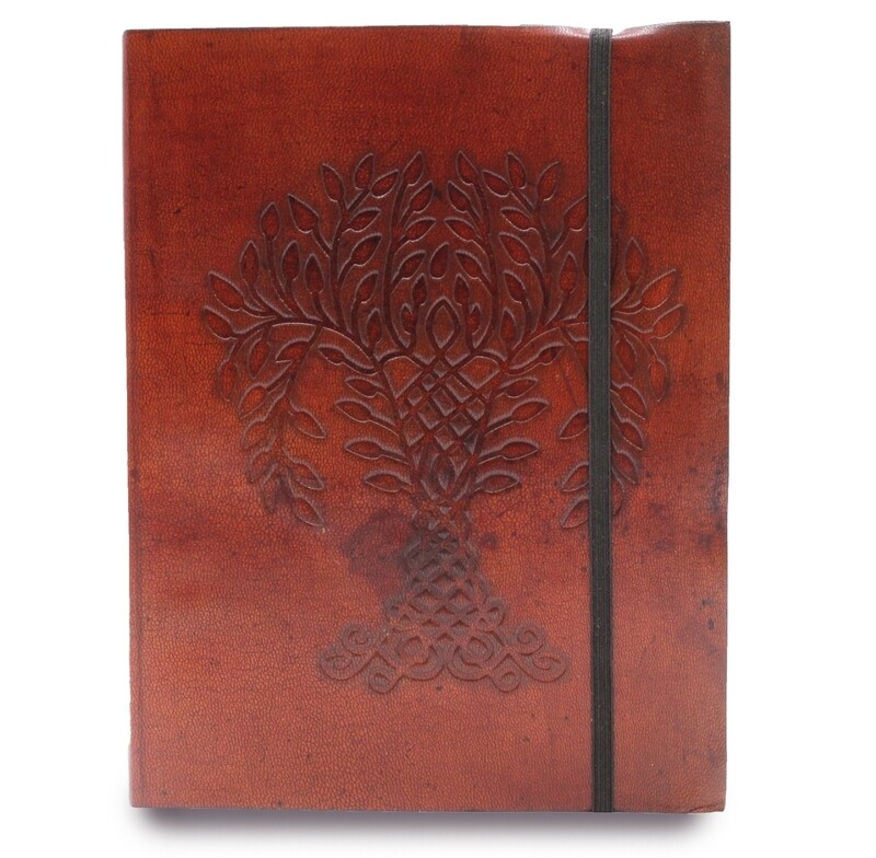 Cuaderno pequeño 17x13cm con elástico - Árbol de la vida