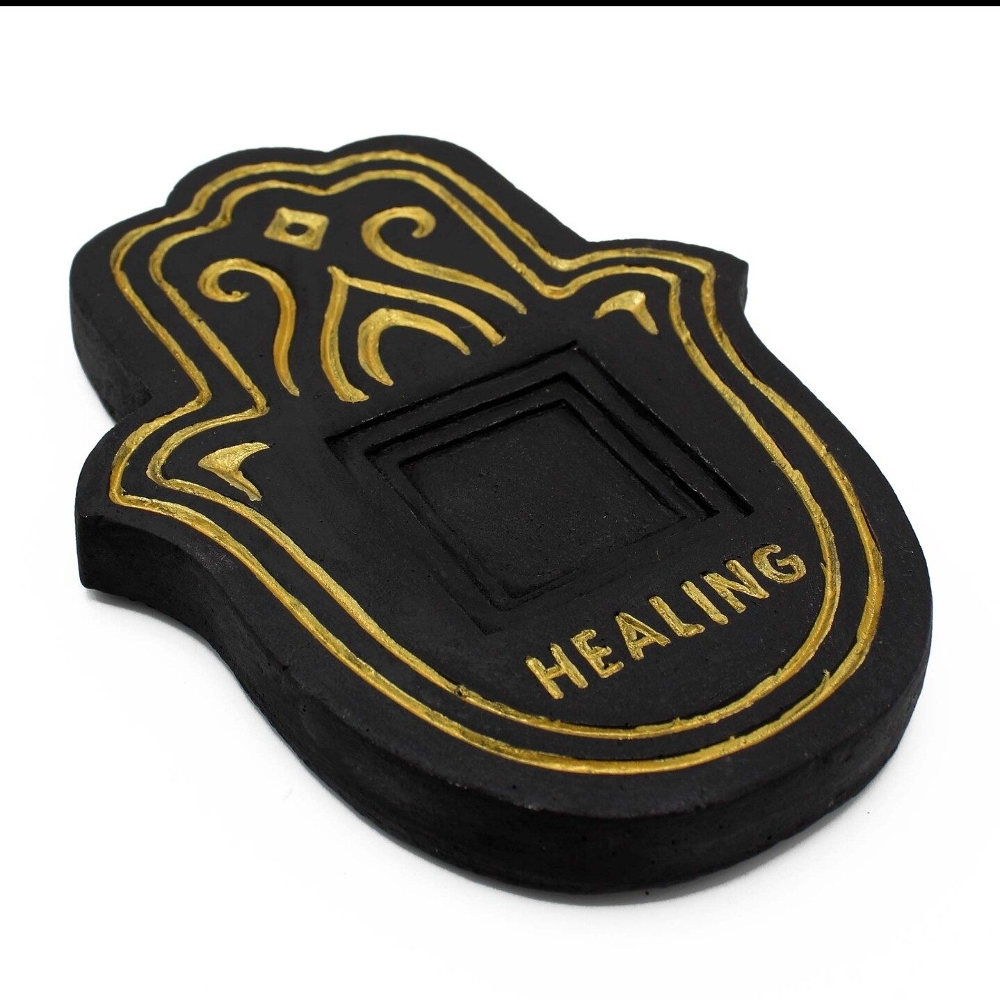 Placa Incienso Curativo- Negro
