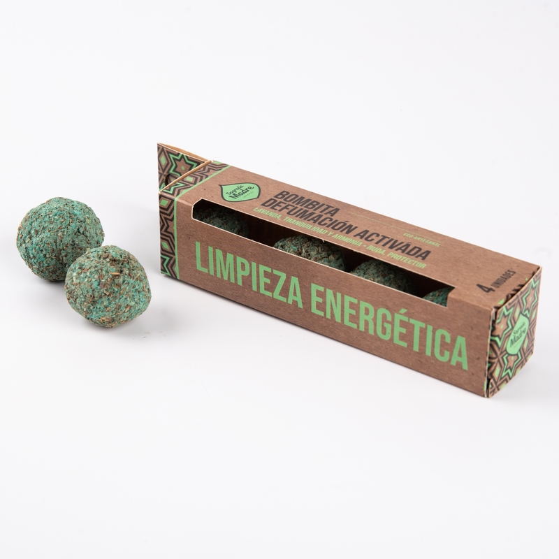 Caja de 4 Bombitas de Incienso Limpieza Energetica