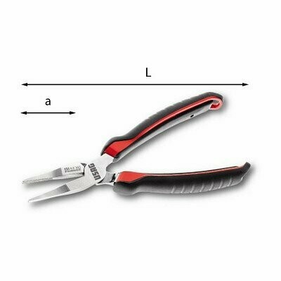 PINZE A BECCHI PIATTI LUNGHISSIMI DIRITTI - 131 AX - L mm 160