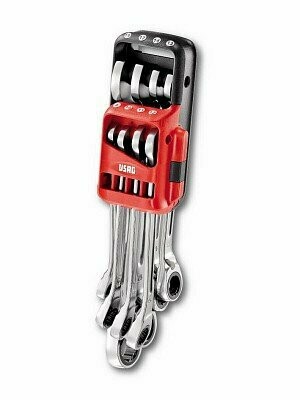 SERIE DI 8 CHIAVI COMBINATE A CRICCHETTO CON ANELLO DI TENUTA - 285 KA/DS8