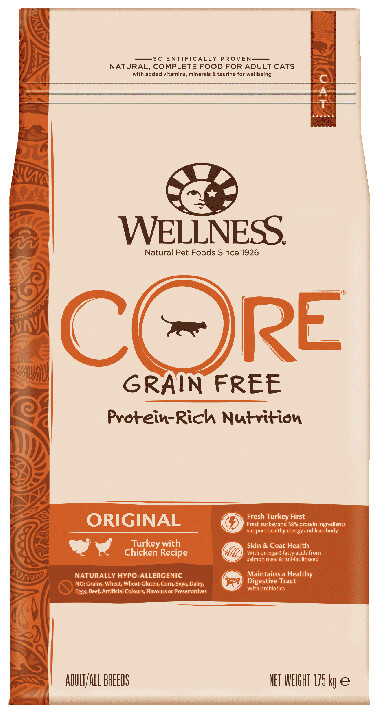 Сухой корм Wellness Core для кошек, Индейка с курицей