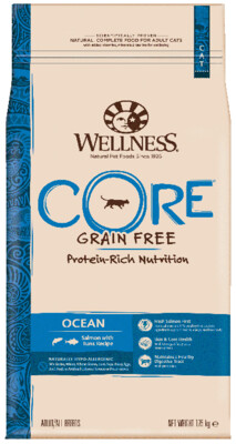 Сухой корм Wellness Core для взрослых кошек из лосося с тунцом