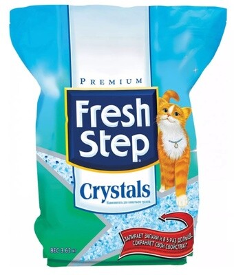 Впитывающий наполнитель для кошек Fresh Step Crystals силикагелевый