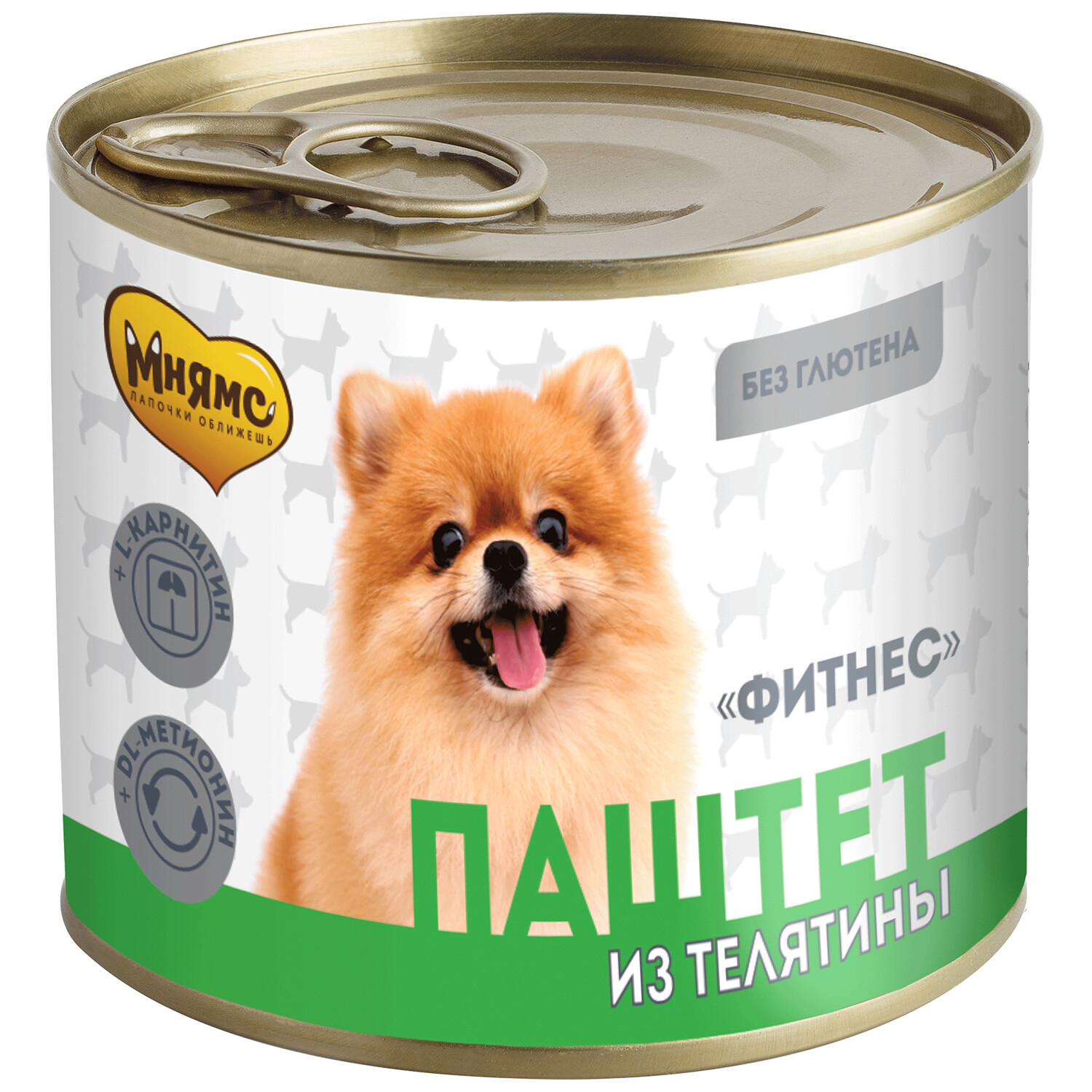 Мнямс консервы Паштет из телятины для собак всех пород «ФИТНЕС» 200 г