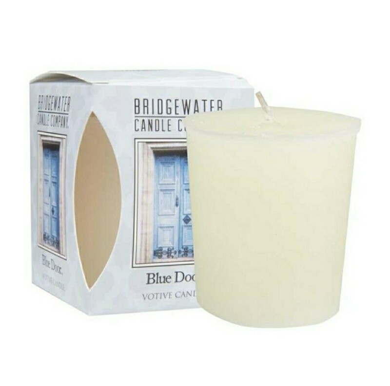Blue door votive