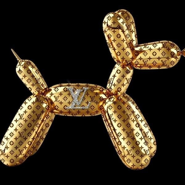 Balloondog Louis Vuitton 60x80cm