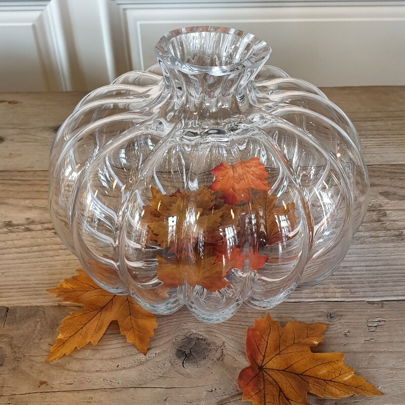 Grote pompoen glas