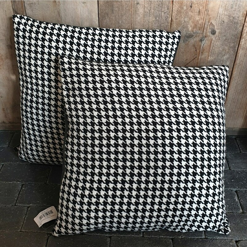 Kussen Pied-de-poule 45x45cm