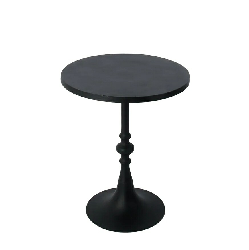 Bijzettafel zwart 51x51x61cm
