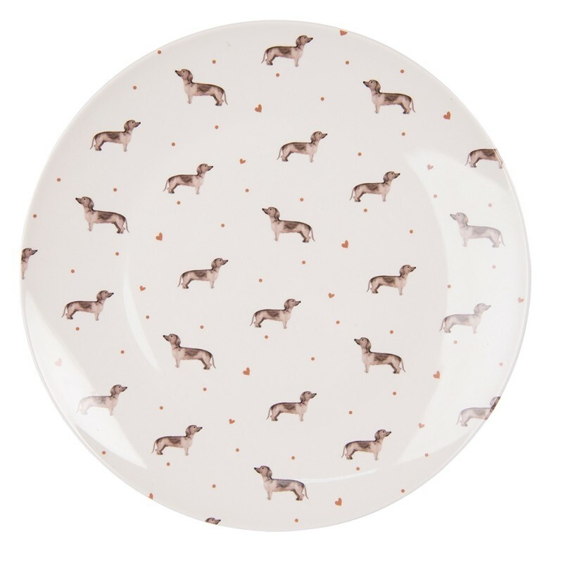 Dinerbord Teckel Love 26cm